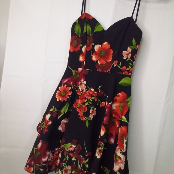 B Darlin Dress Women 1 2 Y2K Short Party Homecoming Black Red - Picture 11 of 16